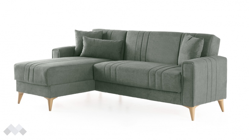 Ъглов диван Омега универсален ъгъл зелен - изглед 4