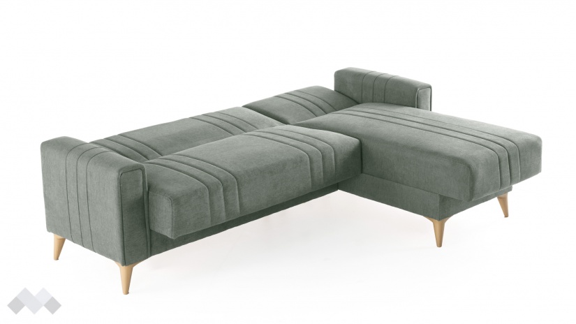 Ъглов диван Омега универсален ъгъл зелен - изглед 9