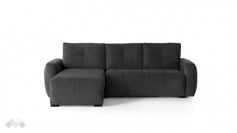Ъглов диван Ролин Покет универсален ъгъл графит - изглед 4