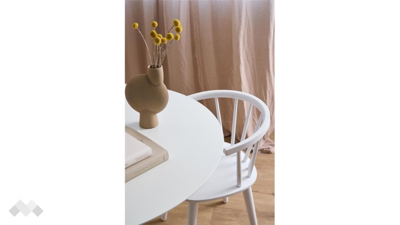 Трапезна маса Илита неразтегателни бял - изглед 6