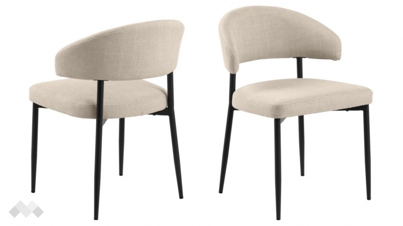 Трапезен стол Едина бежов - изглед 2